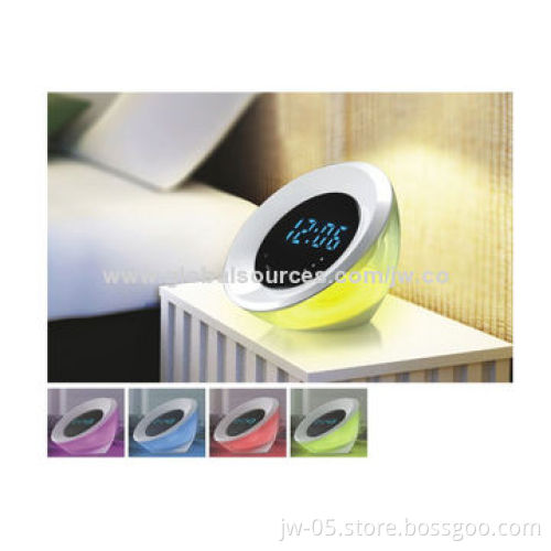 LED Table Lamp with Time Display, Touch Switch